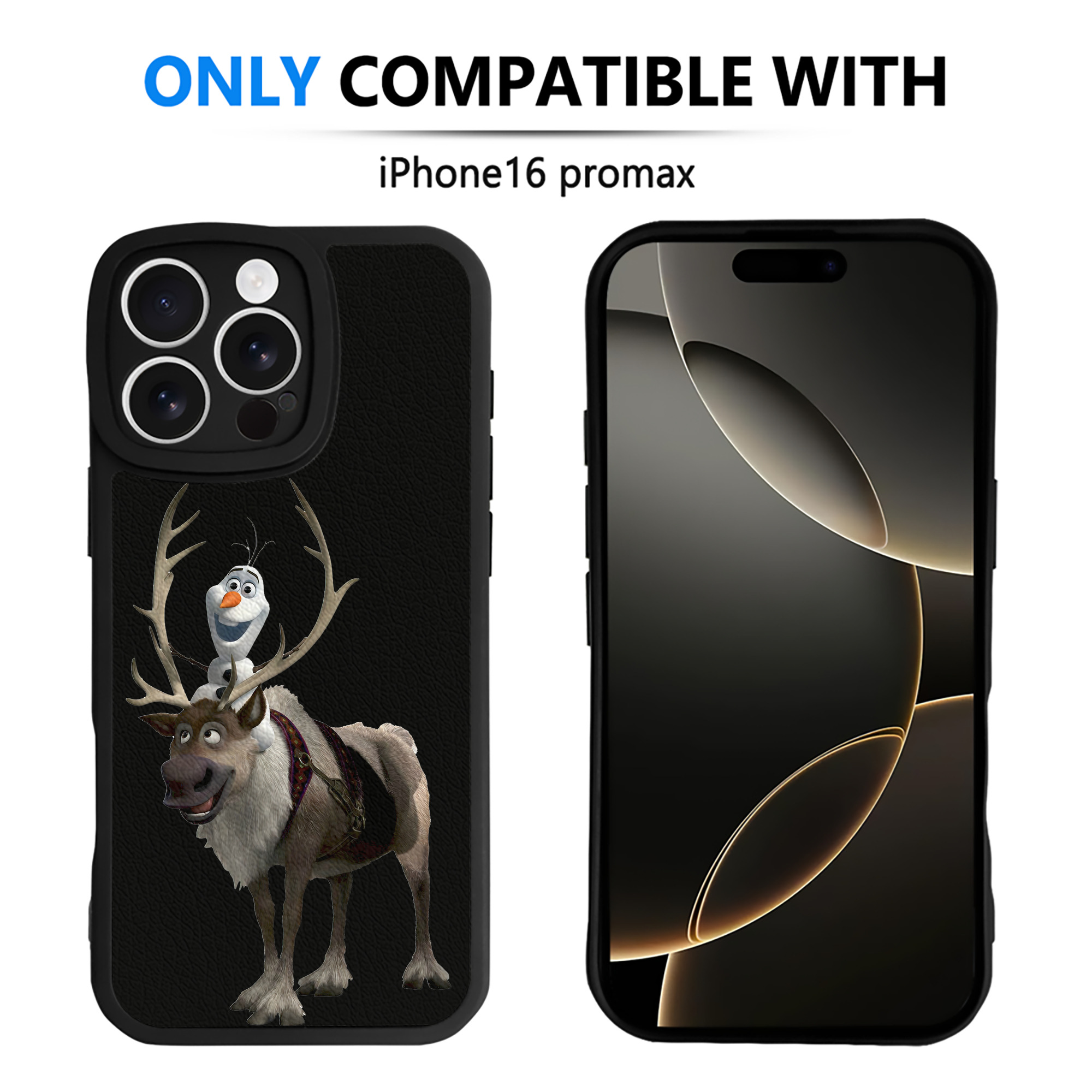 （画像用） アナと雪の女王 アンナ エルサ Frozen Anna Elsa 【iPhone 16シリーズ対応】シリコンスマホケース（レザー調） 材質：シリコン